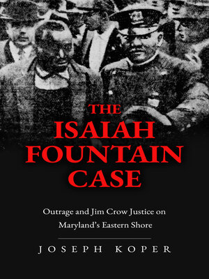 cover image of The Isaiah Fountain Case